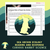 Sea Urchin Ecology: Reading and Extended Response