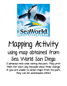 Preview of Sea World Mapping Activity