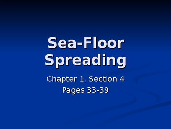 Sea-floor Spreading PowerPoint by Miller's Science Stuff | TPT