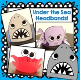 Sea life Craft, Octopus headband, Crab headband, Shark hea