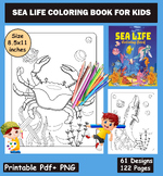 Sea life coloring book for kids- 60 amazing fun & unique o