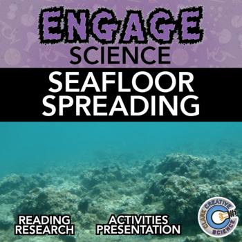 Preview of Seafloor Spreading Resources - Reading, Printable Activities, Notes & Slides