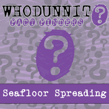 Preview of Seafloor Spreading Whodunnit Activity - Printable & Digital Game Options