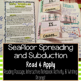 Seafloor Spreading Reading Comprehension Interactive Notebook