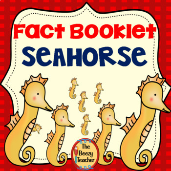 Preview of Seahorse Fact Booklet | Nonfiction | Comprehension | Craft