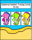 Seahorse Number Tracing Cards (0-25)