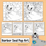 Seal Coloring Pages Harbor Seal Activities Writing Pop Art