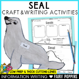 Seal Craft & Writing | Arctic Animals Activities, Polar Animals