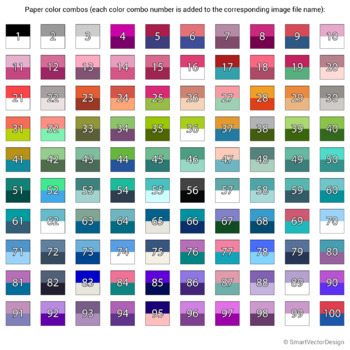 Seamless Medium Polka Dot Paper - 250 Colors with Pattern By  SmartVectorDesign