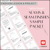 Seams & Seam Finishes Sample Packet: FD1
