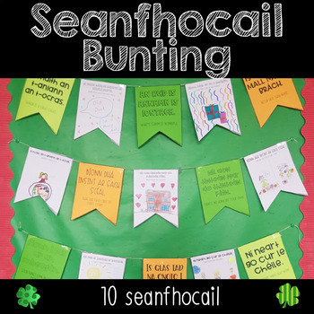 Preview of Seanfhocail Bunting - Seachtain na Gaeilge