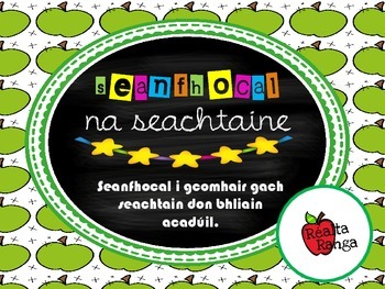 Preview of Seanfhocal na Seachtaine (as Gaeilge) // Proverb of the Week (in Irish)
