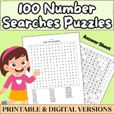 Search-a-Number: 100 Number Searches Puzzles, Easy to Medi
