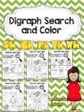 Search and Color Digraphs