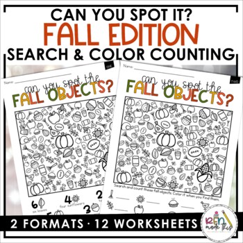 Preview of I Spy Fall Search and Find Early Finishers Activity