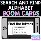Search and Find - Upper and Lower Case Letters - BOOM CARDS