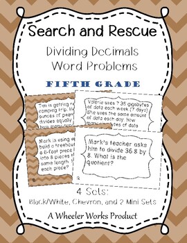 decimal word problems 5th grade teaching resources tpt