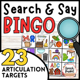 Articulation Bingo Game BUNDLE | 23 Sounds for Speech Ther