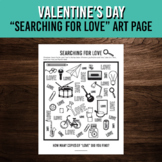 Search for Love Coloring Page | Valentine's Day Activity |