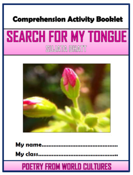 Preview of Search for My Tongue - Comprehension Activities Booklet!