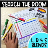 Search the Room Blends Reading and Writing | L, R and S Blends