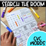 Search the Room CVC Reading and Writing | All Short Vowels