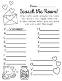 Search the Room! Fun Valentines Day Activity