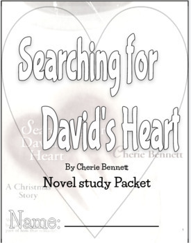 Preview of Searching for David's Heart: Word Find Chapters 11 & 12 Vocabulary