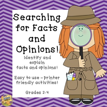 Preview of Fact and Opinion - Identifying Facts and Opinions - Grades 2, 3, and 4