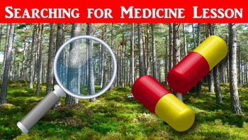 Preview of Searching for Medicine Lesson with Power Point and Worksheet