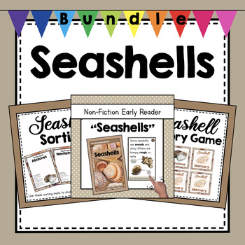 Preview of Seashell Activities | Seashell Games & Activities | Ocean Unit Study Activities