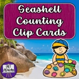 Seashell Counting Clip Cards 1-10 - Summer Counting Practice