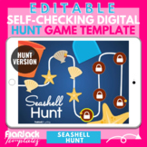 Seashell Hunt Google Slides PowerPoint Editable Game Template