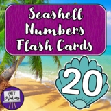 Seashell Numbers Flashcards - Summer / Under the Sea Count