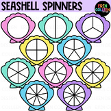 Seashell Spinners Clipart - Summer
