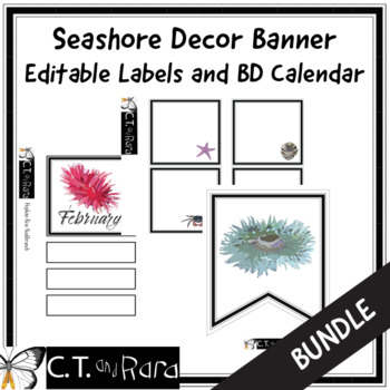 Preview of Classroom Decor Bundle | Seashore