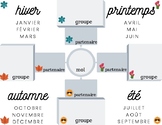 Season Partners Sheet (French Version)