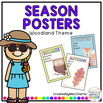 Preview of Season Posters (Woodland Theme)
