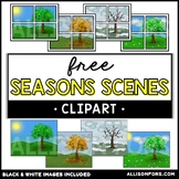 FREE Seasons Scenes Clip Art