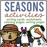 Four Seasons Activities & Worksheets | Season Sorting Fall