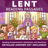 Season of Lent: 17 Reading Passages w/ Questions and Answe
