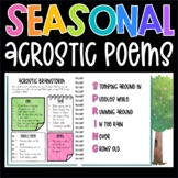 Seasonal Acrostic Poems