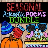 Seasonal Acrostic Poems {Bundle}