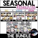 Seasonal Activities Bundle: Back to School, End of Year, S
