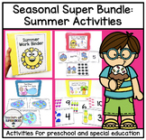 Seasonal Activity Bundle: Summer (Math, Literacy, Preschoo