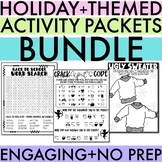 Holiday and Themed Activity Packets | BUNDLE {Across Genres}