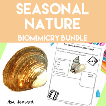 Preview of Seasonal Nature Bundle | Project Based Learning STEAM Biomimicry