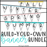 Seasonal Banners Letter Pennants BUNDLE: Build Your Own