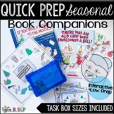 Seasonal Book Companion Visuals for Speech Therapy: Hands-