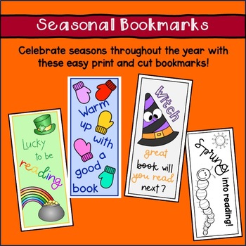 Preview of Seasonal Bookmarks